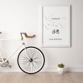 サイクリング生活、鳥のように自由 フォトプリント           