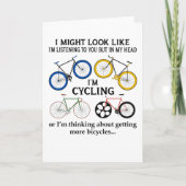 サイクリング私があなたに似ているかも聞しれない カード (正面)