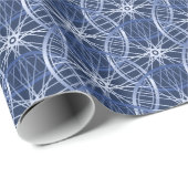 サイクリング自転車のホイールブルー ラッピングペーパー (ロールコーナー)