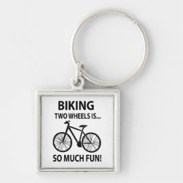 サイクリング自転車サイクリングサイクリストサイクリング キーホルダー