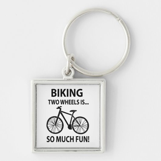 サイクリング自転車サイクリングサイクリストサイクリング キーホルダー (正面)