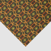 サイクリング自転車ホイールオレンジ色イエローパターン 薄葉紙 (詳細)