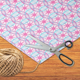 サイクリング自転車ホイールピンクブルー 薄葉紙