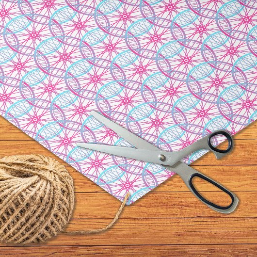 サイクリング自転車ホイールピンクブルー 薄葉紙