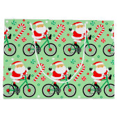 サイクリング自転車ホリデイ ラージペーパーバッグ (裏面)