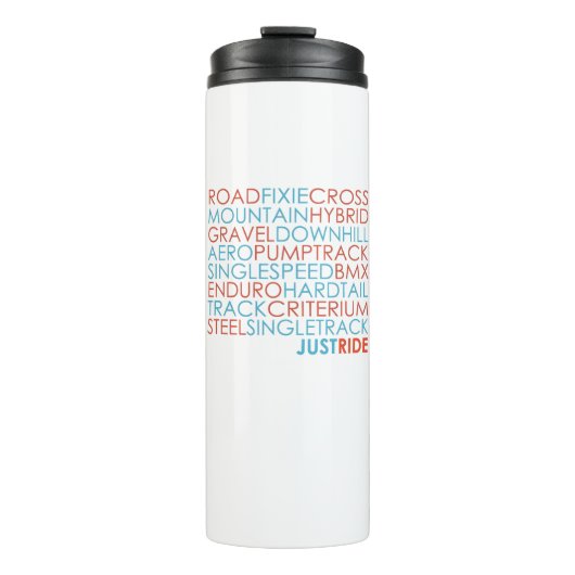 サイクリング自転車自転車マウンテンバイクジャストライド タンブラー (正面)
