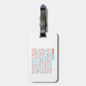 サイクリング自転車自転車マウンテンバイクジャストライド ラゲッジタグ (裏面縦)