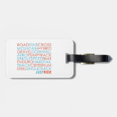 サイクリング自転車自転車マウンテンバイクジャストライド ラゲッジタグ (裏面横)