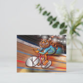 サイクリング虎 ポストカード (スタンド正面)