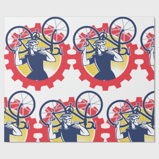 サイクリング補修用自転車用ラッピング紙 ラッピングペーパー (フラット)