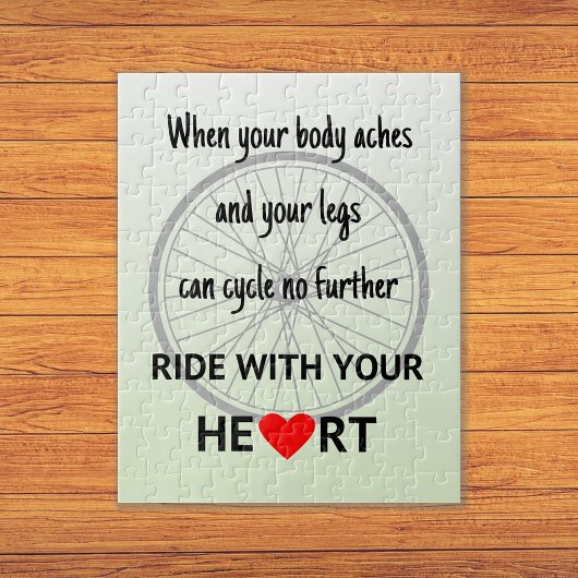 サイクリング見積自転車ホイールグリーン ジグソーパズル