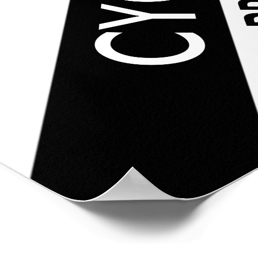 サイクリング計画 ポスター (角)