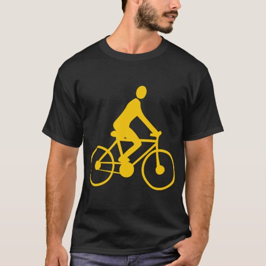 サイクリング - アンバー Tシャツ (正面)