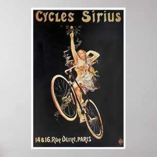 サイクリング アート 自転車 ポスター サイラス 印刷