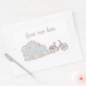 サイクリング・アーフス 長方形シール (封筒)