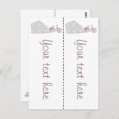 サイクリング・アーフス、2xブックマーク ポストカード (正面/裏面)