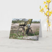 サイクリング カード (黄色い花)