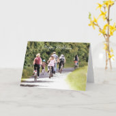 サイクリング カード (黄色い花)