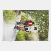 サイクリング キッチンタオル (横)