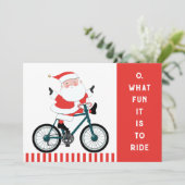 サイクリング クリスマスカード (スタンド正面)