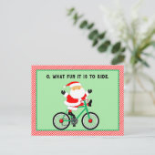 サイクリング クリスマスカード シーズンポストカード (スタンド正面)