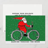 サイクリング・クリスマス シーズンカード (正面/裏面)