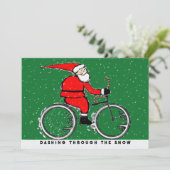サイクリング・クリスマス シーズンカード (スタンド正面)