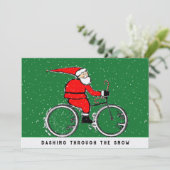 サイクリング・クリスマス シーズンカード (スタンド正面)