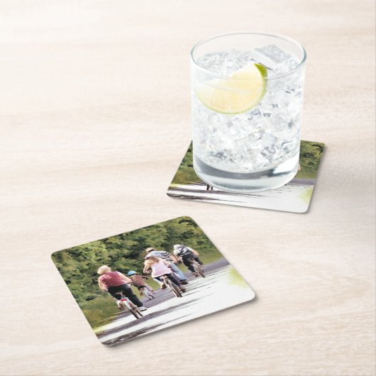 サイクリング スクエアペーパーコースター (インサイチュ)