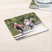 サイクリング スクエアペーパーコースター (アングル)