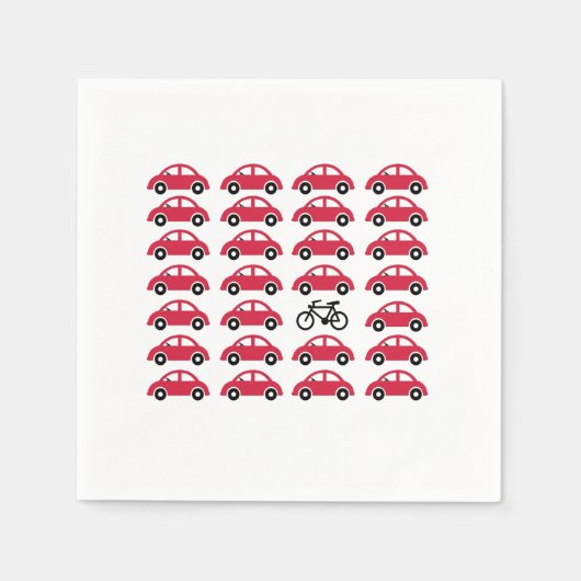 サイクリング スタンダードカクテルナプキン (正面)