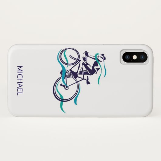 サイクリング |スポーツ Case-Mate iPhoneケース (裏面(横))