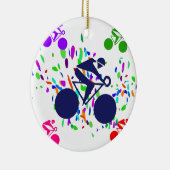 サイクリング セラミックオーナメント (右)