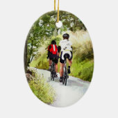 サイクリング セラミックオーナメント (裏面)