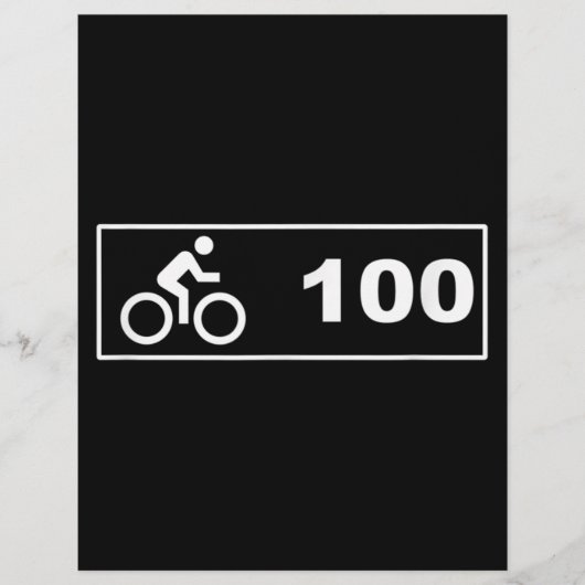 サイクリング – センチュリーライド100 チラシ (正面)