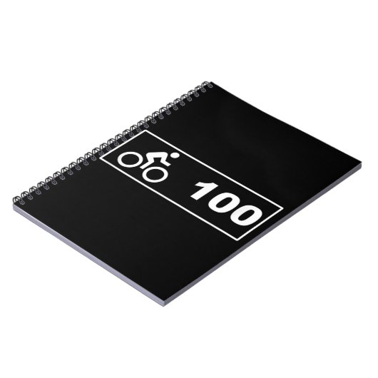 サイクリング – センチュリーライド100 ノートブック (左側)