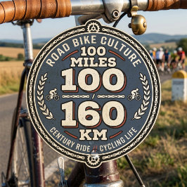サイクリング センチュリーライド 100マイル 160km スクエアシール