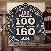 サイクリング センチュリーライド 100マイル 160km  ポスター