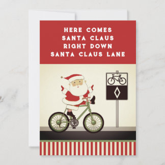 サイクリング バイク ホリデークリスマスカード