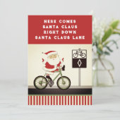 サイクリング バイク ホリデークリスマスカード (スタンド正面)