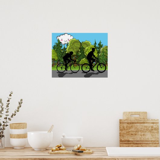サイクリング ポスター (キッチン)