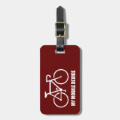サイクリング、マイモバイルデバイス ラゲッジタグ (正面縦)
