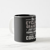 サイクリング，マウンテンバイク，バイク，山サイクリング, mtb, ツートーンマグカップ (正面左)