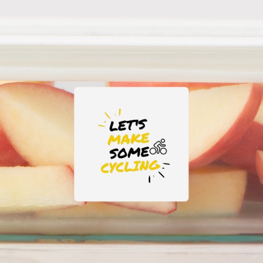 サイクリング ラベル (貼付)