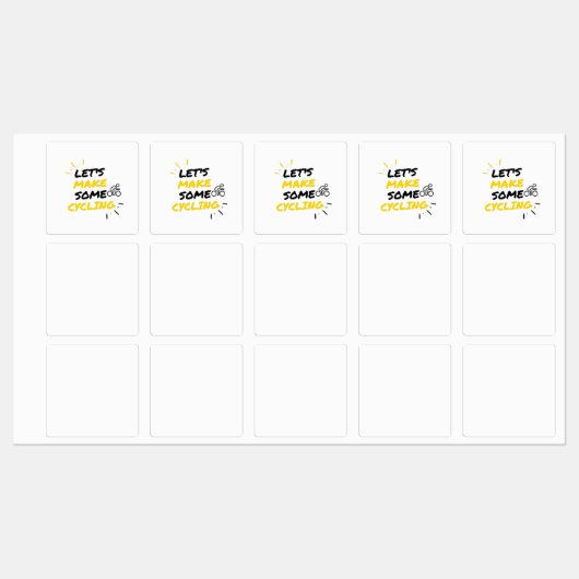サイクリング ラベル (シート)