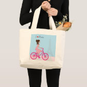 サイクリング ラージトートバッグ (正面(商品))