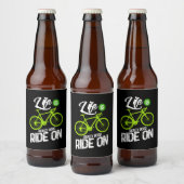 サイクリング – 人生は本当に乗って良い ビールラベル (ボトル)