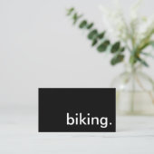 サイクリング。 名刺 (スタンド正面)