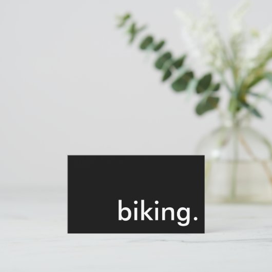 サイクリング。 名刺 (スタンド正面)