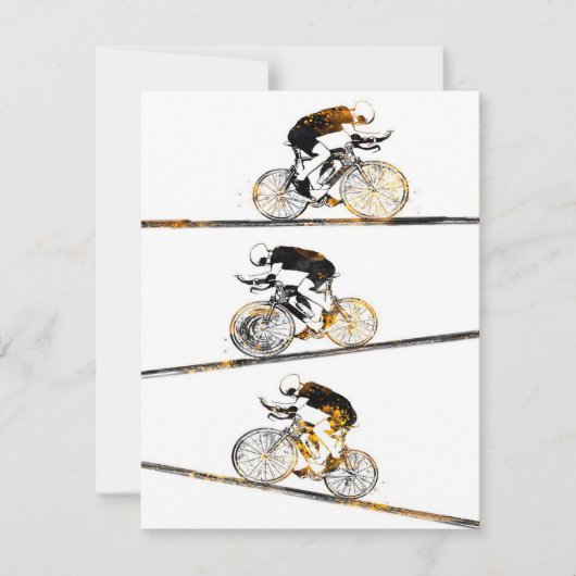 サイクリング 招待状 (正面)